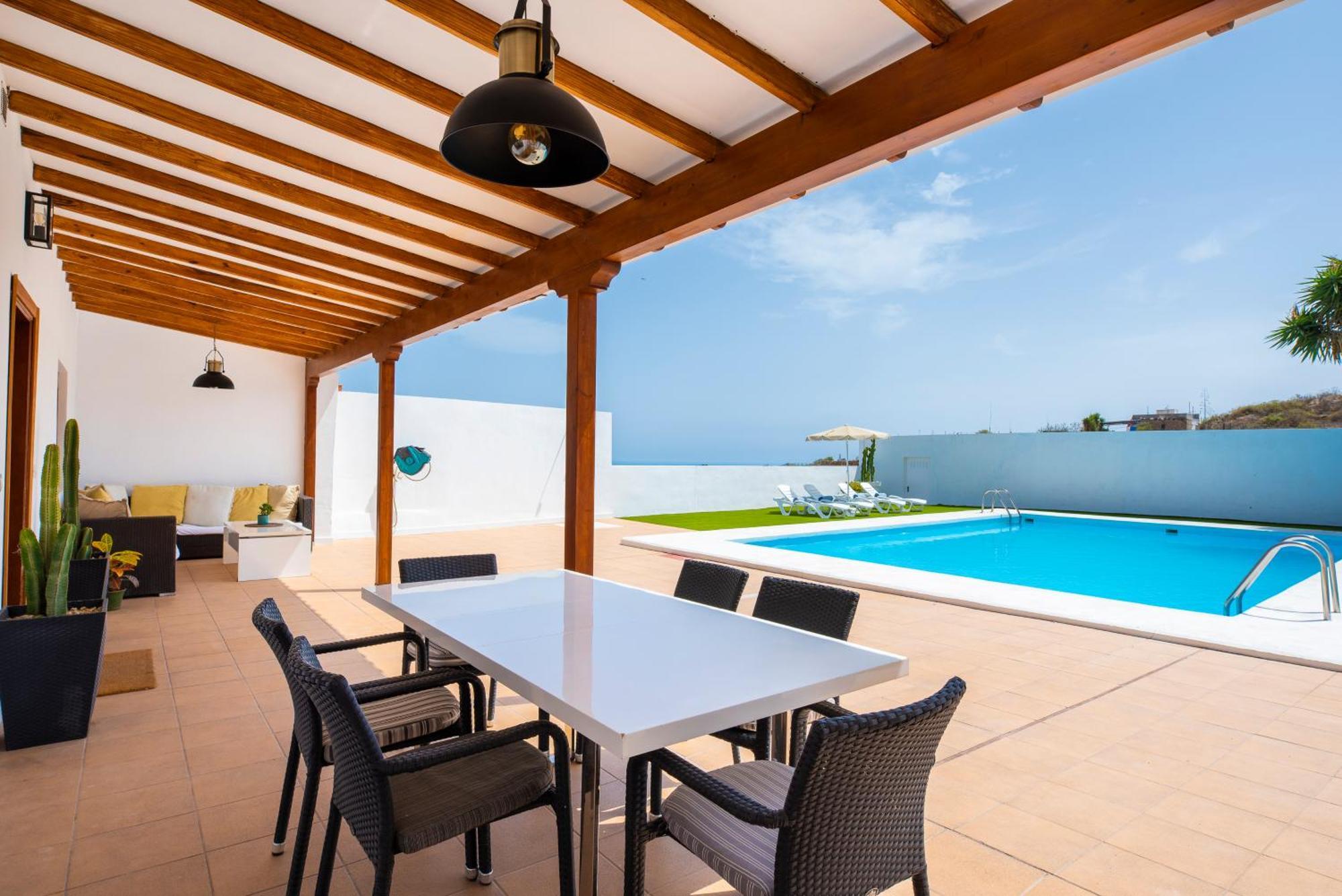 Вілла Private House With Pool & Garden Ґуімар Екстер'єр фото